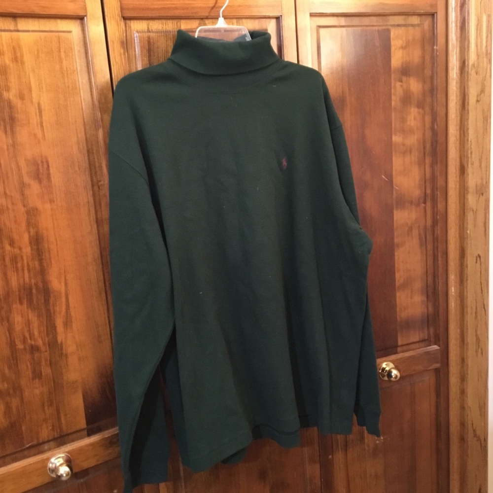 Polo by RL long sleeve pullover, size XXL, turtleneck, cotton,